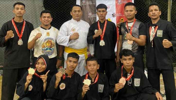Menyala, Pencak Silat Asuhan Kodim 0107 Aceh Selatan   Gondol 8 Medali di Ajang Championship 2025