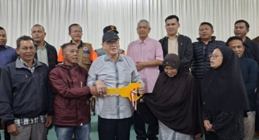 Korban Bencana Hidrometeorologi Bener Meriah, Terima 226 Unit Huntara