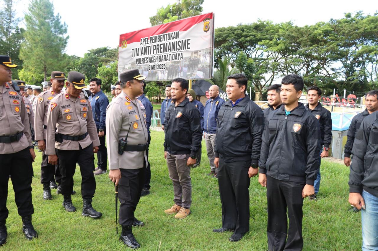 Jaga Kamtibmas, Polres Abdya Bentuk Tim Anti Premanisme
