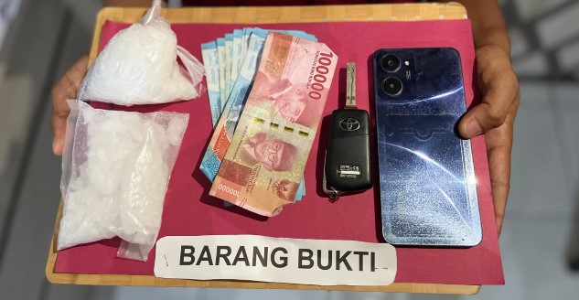 Kijang Innova turut Diamankan, Satresnarkoba Nagan Raya tangkap Warga Aceh Timur terduga bawa Sabu 201 gram