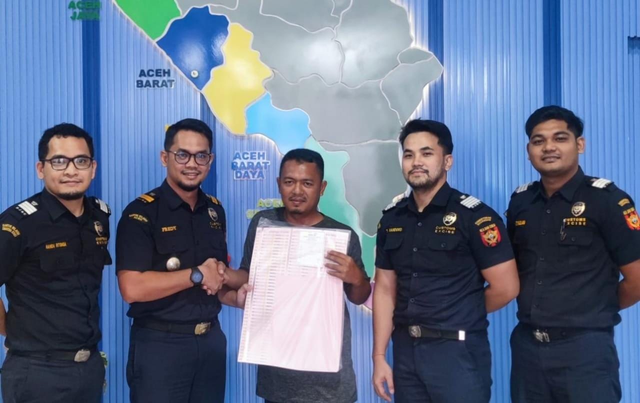 Bergengsi!! Pita Cukai Rokok Perusahaan Asal Abdya, Pemasaran Bakal Sasar Pasar luar Negeri