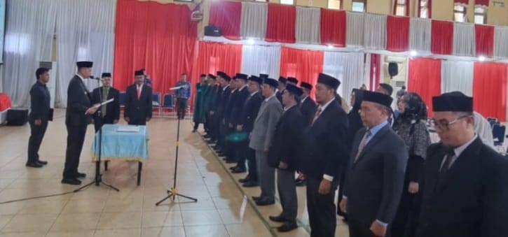 Bupati Mirwan MS tunjuk Pejabat di SKPK baru,  Diminta Tanggungjawab dan Loyalitas, Dharma Syahputra Plt Kepala BPAD Aceh Selatan