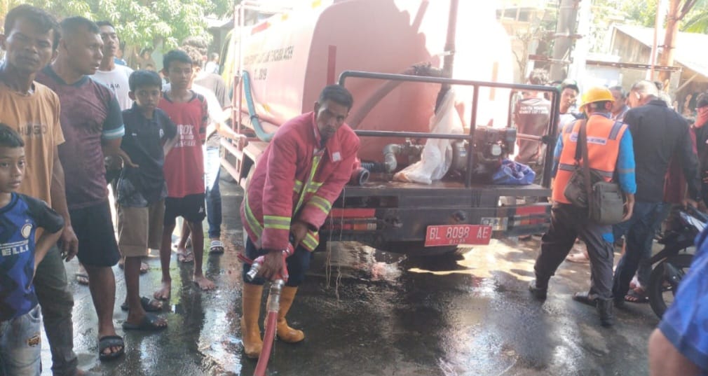 Dilahap Api, Kebakaran Rumah Warga di Sawang Berhasil Dipadamkan