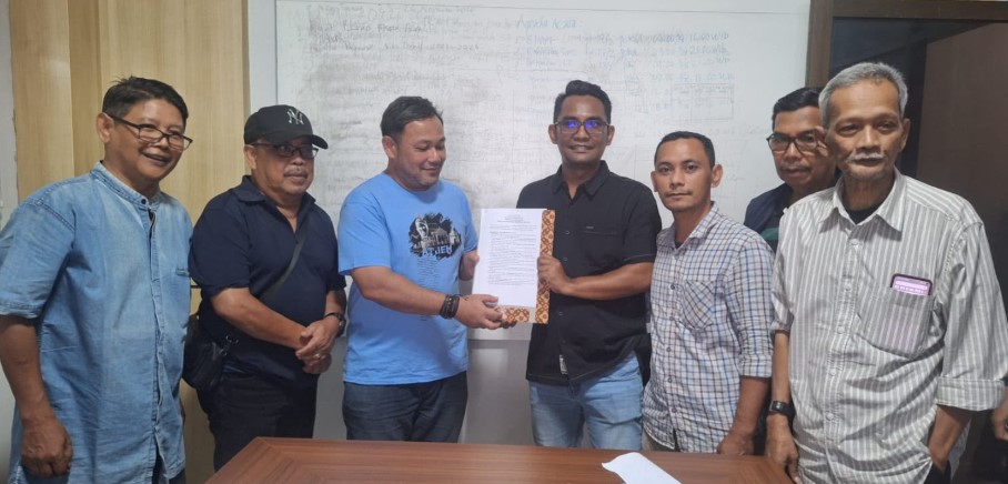 Komitmen Jaga Netralitas, Panitia SC Komferprop XIII PWI Aceh Teken Pakta Integritas