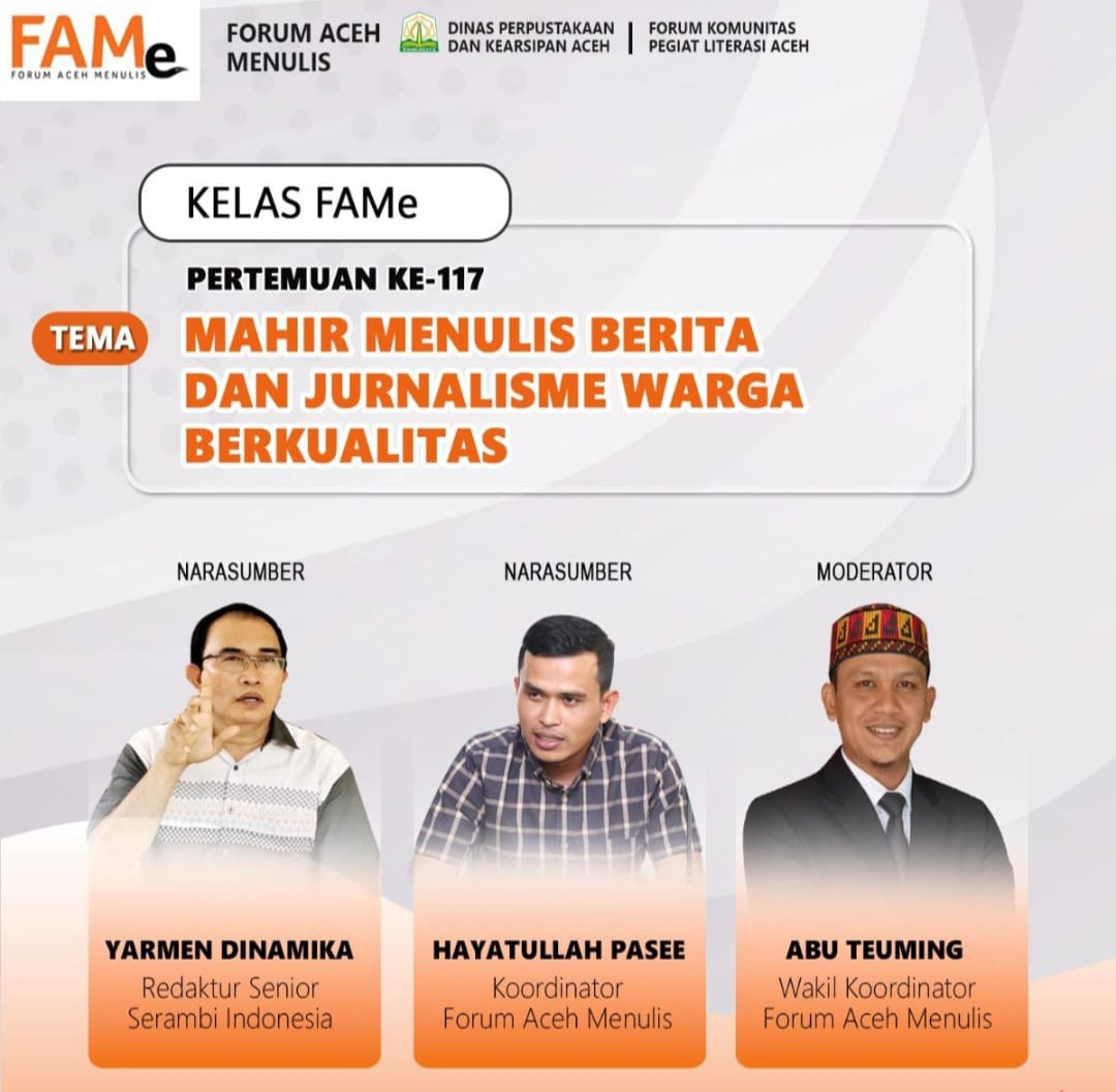 Sambut HPN ke-41, FAMe Bedah Jurnalisme Berkualitas dan Citizen Reporting