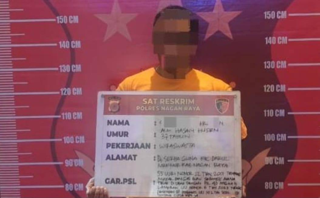Pelaku Penyalahgunaan Gas Melon Subsidi di Darul Makmur, Ditahan Polres Nagan Raya