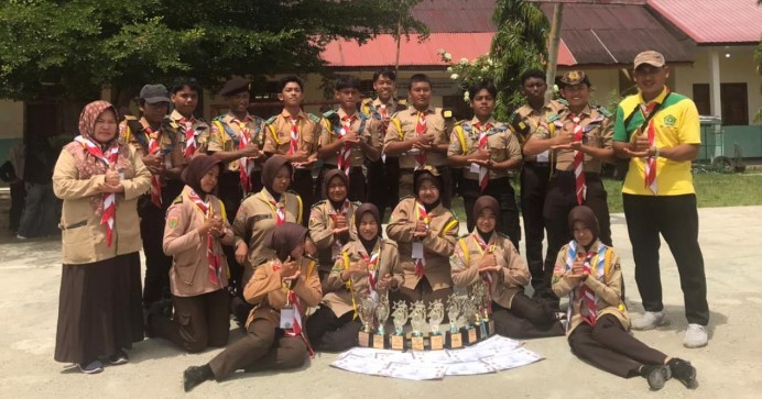 Bravo!! Pramuka MAN 1 Aceh Singkil,  Borong 9 Juara di Perkemahan ADIBRATA 2026