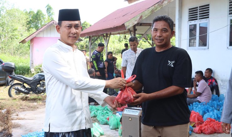 Ikuti Jejak Nabi Ismail AS, Polres Aceh Singkil Sembelih 6 Ekor Hewan Qurban
