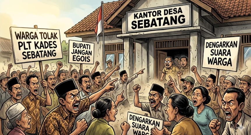 Dinilai Inkonstitusional, Ratusan Warga Sebatang Aceh Singkil Tolak Plt Kades dari Unsur Perangkat Desa