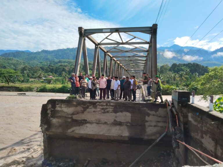 Oprit Jembatan Amblas, Dua Akses Kecamatan Di Agara Putus Total