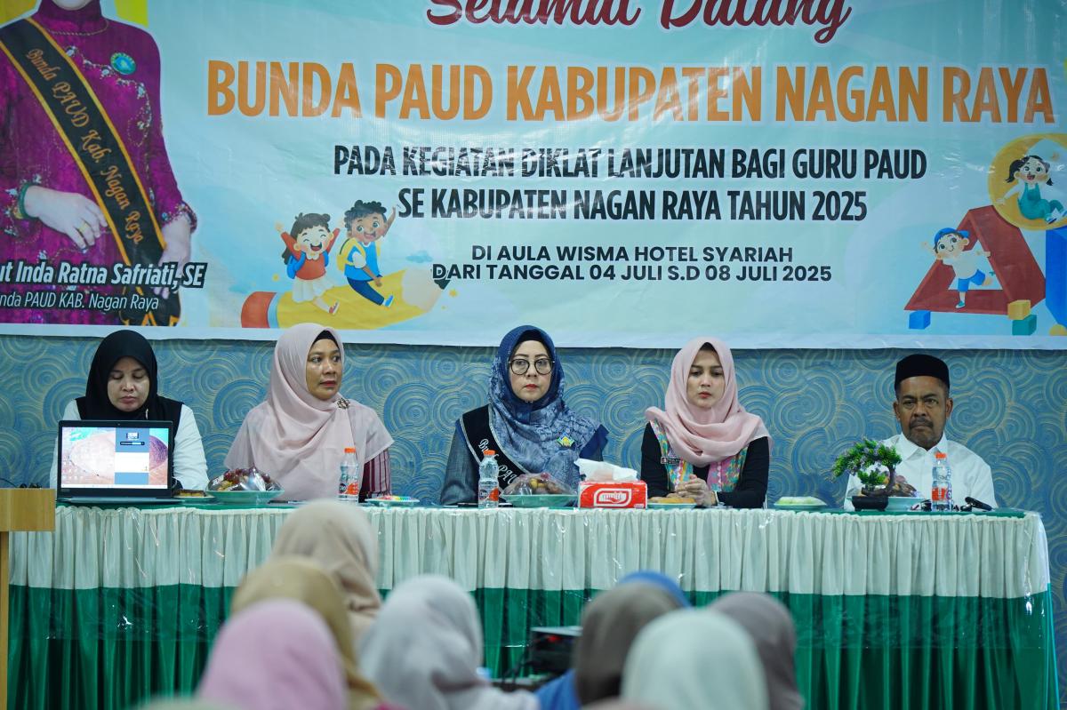 Mengasah Cahaya di Tangan Guru: Bunda PAUD Nagan Raya Buka Diklat Lanjutan untuk Pendidik PAUD