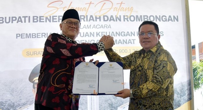 Jalin Kerjasama, Bupati Bener Meriah Jemput BKK dari Pemko Pematang Siantar Sumut