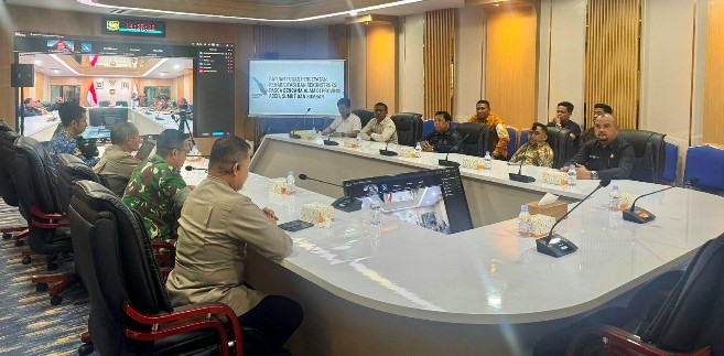Perjuangkan Nasib korban bencana Hidrometeorologi, Petinggi Nagan Raya Jumpai Satgas Pusat Kemendagri