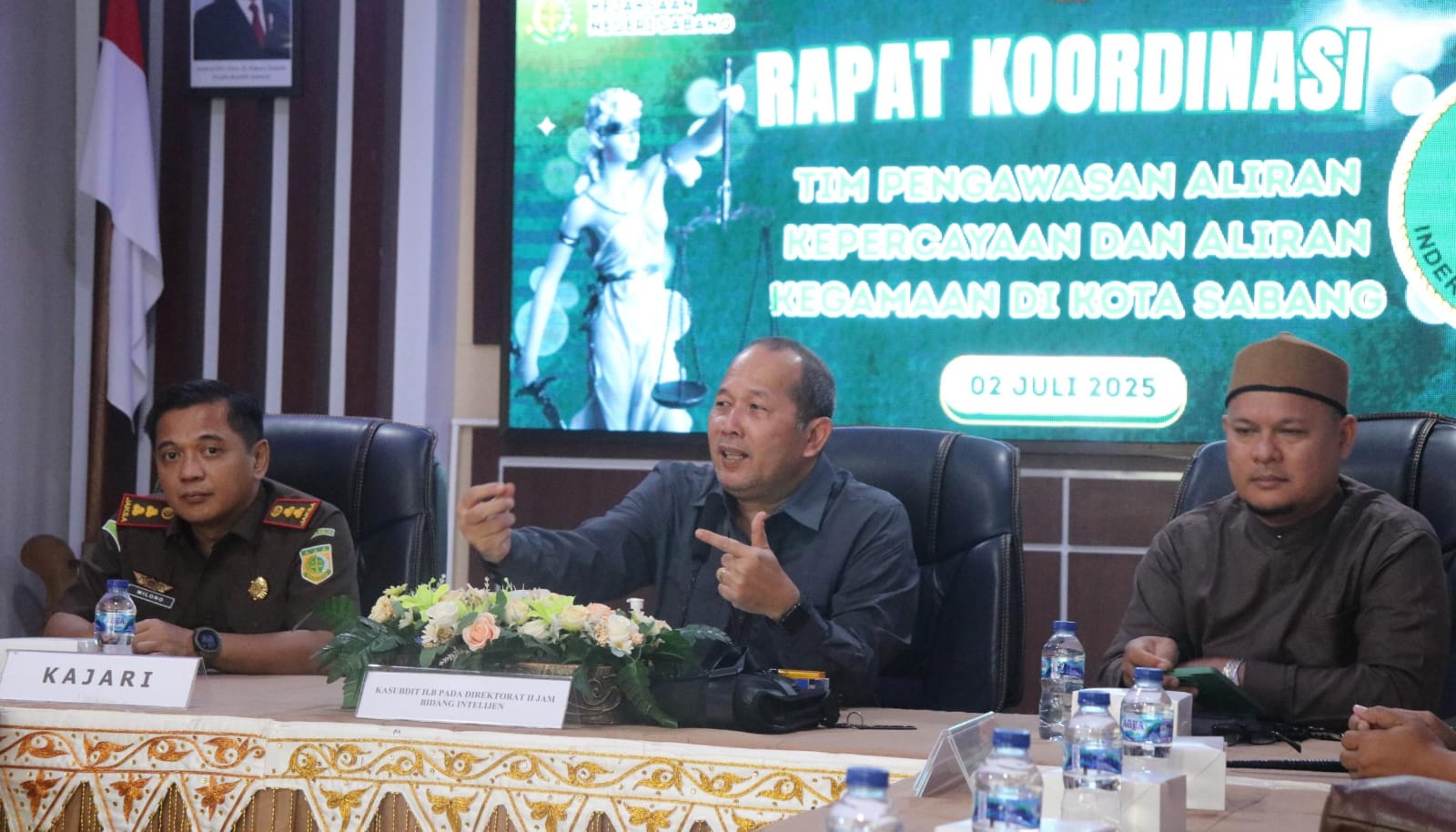 Bentengi Penyimpangan dan Aliran Radikalisme, Kejari Sabang Bareng Forkopimda Gelar Rakor Pakem