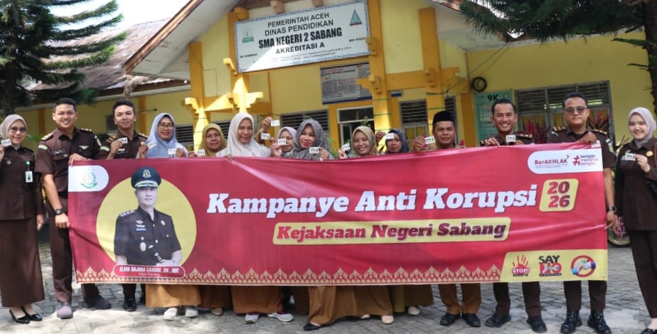 Hindari Penyelewengan Keuangan, Kejari Sabang Kampanye Anti Korupsi