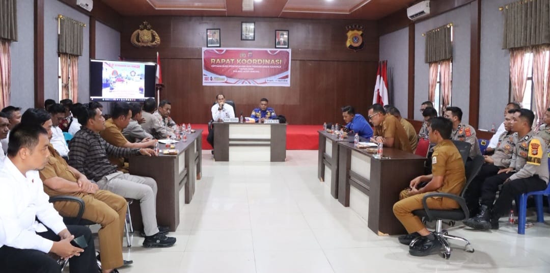 Hadapi Kemarau, Polres Aceh Singkil Kumpulkan Instansi Fakus Bahas Karhutla