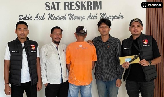 Ancam Istri pakai Rencong, terduga KDRT diamankan Satreskrim Polres Aceh Selatan