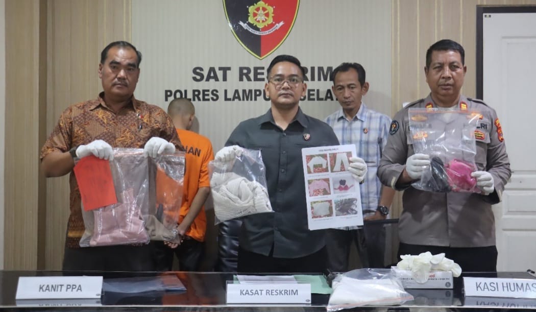 Pelaku Kekerasan Seksual Anak Dibawah Umur di Kalianda Ditangkap, Polres Buru Tersangka Lain