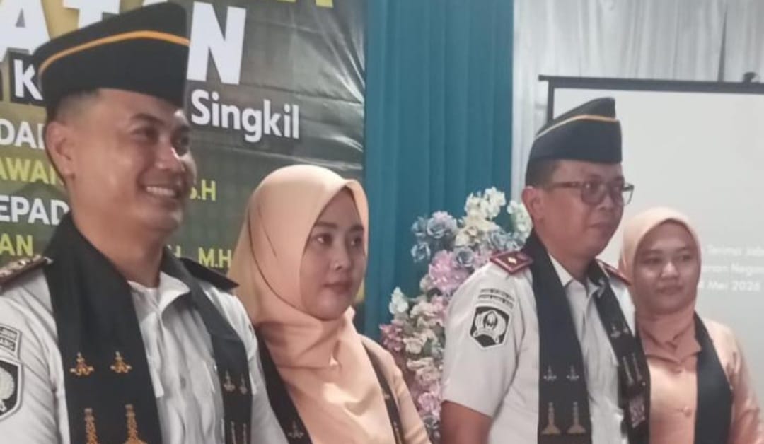 Kepala Rutan Aceh Singkil di Ganti, Kursi Hari Kurniawan ditempati Cepy Mulyana
