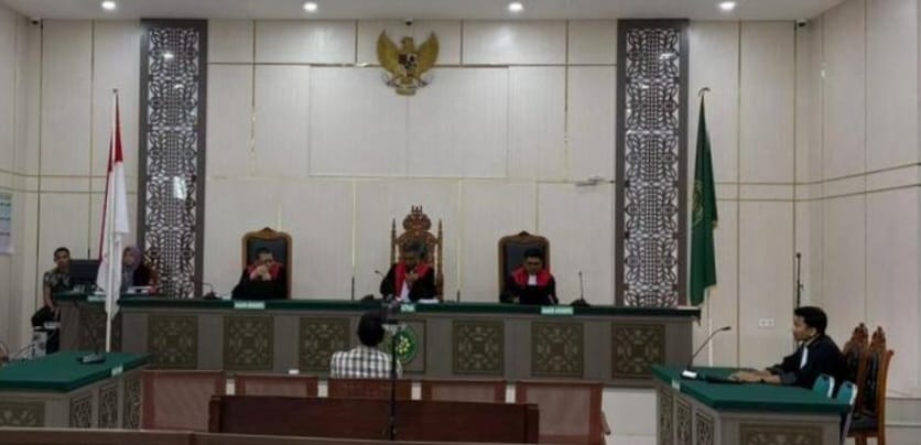 Tok-tok! Terbukti Korupsi Dana Pos Rimo Singkil, divonis 6 tahun Penjara, Bayar Uang Pengganti Rp.1 M dan Denda
