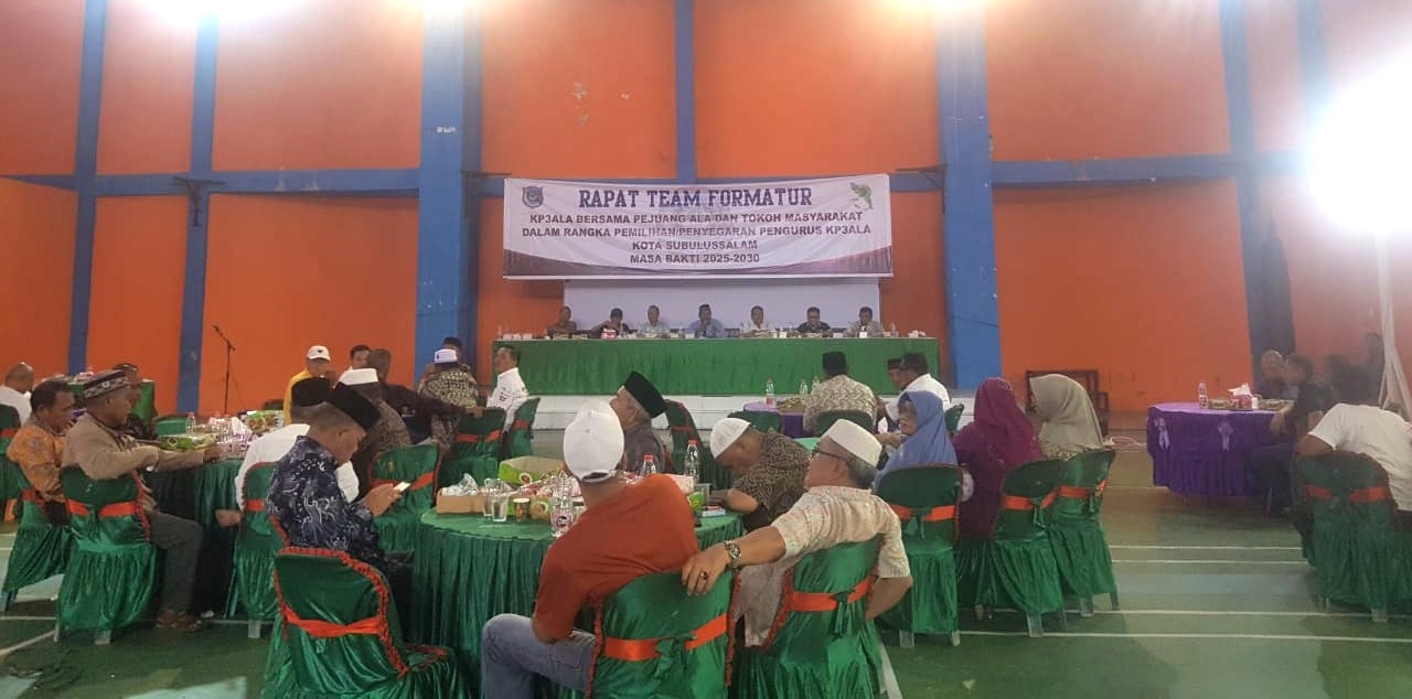 Percepat Lahir Provinsi Baru, KP3ALA Kota Subulussalam Masa Bakti 2025-2030 Dibentuk