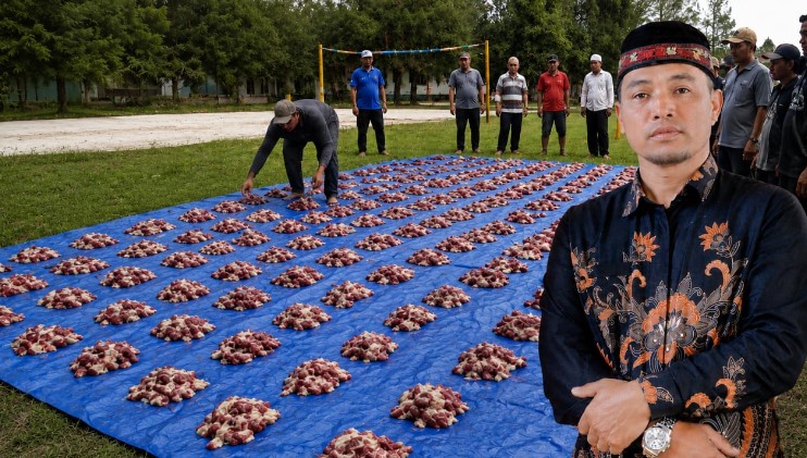 Cahaya Ketaqwaan, Sambut Idul Adha 1447 H, Masyarakat Wih Tenang Uken Bener Meriah sembelih 44 hewan Qurban
