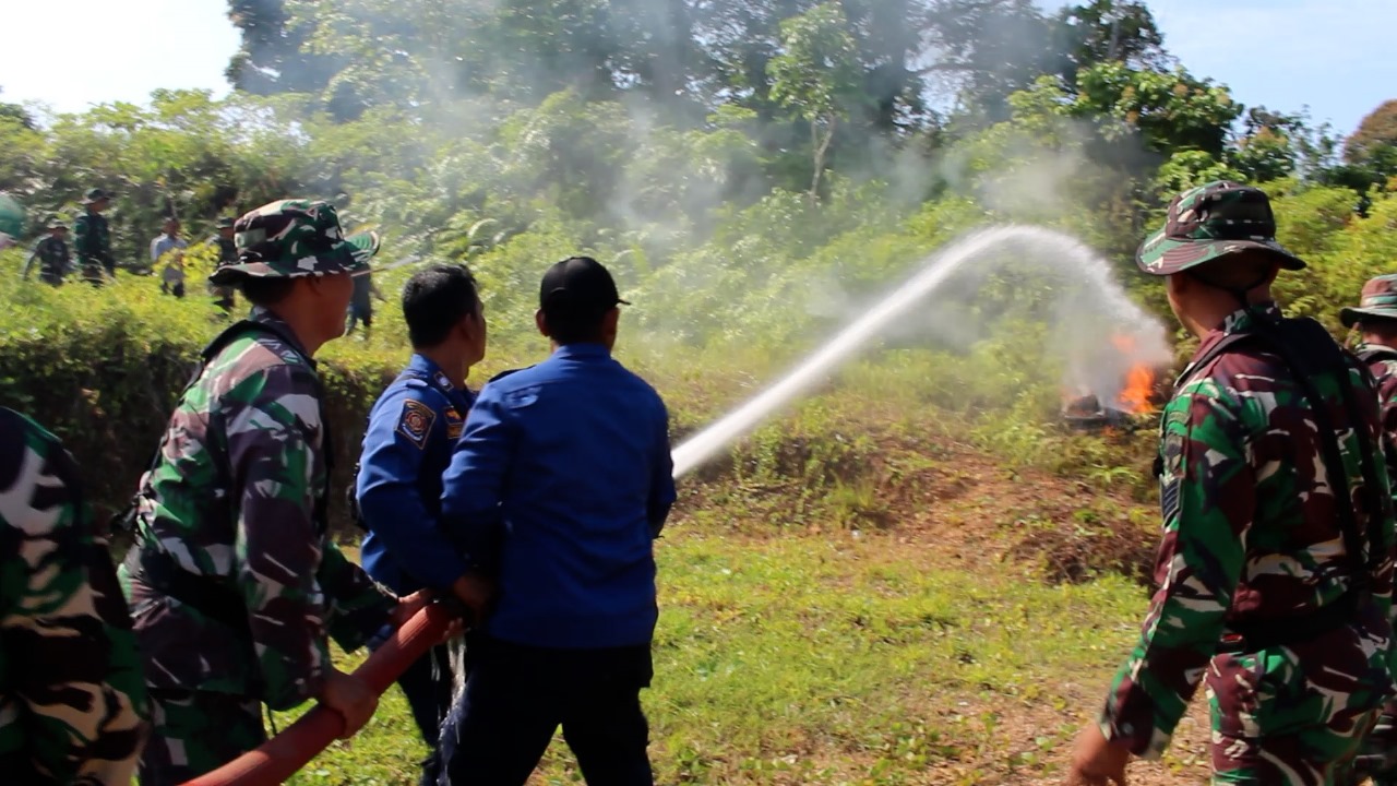 Kodim 0110 Abdya Kerahkan Tim Gabungan Penanganan Karhutla Hadapi Musim Kemarau