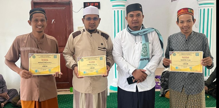 3 Kader BKPRMI terbaik Aceh Singkil terima Sertifikat LMD 1 Aceh 2024, digelar di Tapaktuan