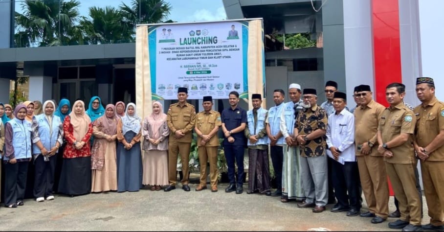 10 Inovasi Pelayanan Publik Baitul Mal dan Kependudukan diluncurkan Bupati Aceh Selatan