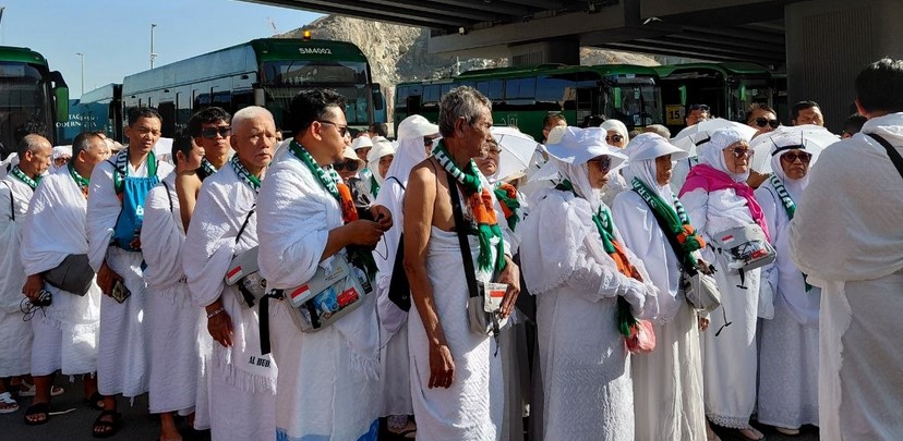 395 kloter tiba di Arab Saudi, Menuju Puncak Ibadah di Arafah, Jamaah Dihimbau Jaga Kondisi Tubuh dan Aktivitas