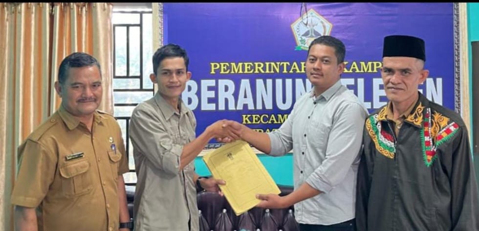 “Saatnya yang Muda Berperan” Muhammad Kamil Resmi Mendaftar Calon Reje Beranun Teleden