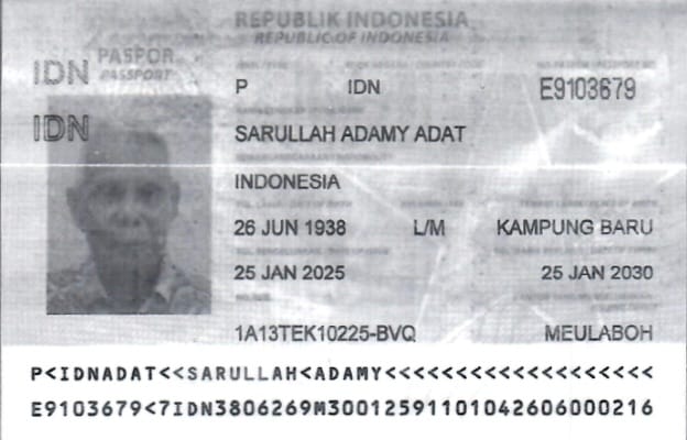 Jamaah Haji Aceh, Asal Labuhan Haji Wafat di Mina pada Usia 87 Tahun
