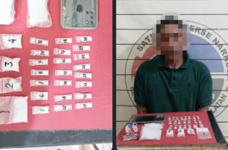 Pelaku Penyalahgunaan Narkotika Digulung Satresnarkoba Aceh Selatan, BB 26 bungkus