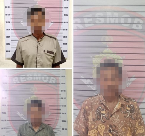 3 Terduga pelaku Perambahan Hutan Suaka Margasatwa Rawa Singkil, Diciduk Satreskrim Aceh Selatan