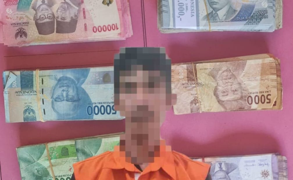 Curi Uang Rp 13 Juta Dalam Lemari, Pelaku Dibekuk Polisi Lampung Selatan