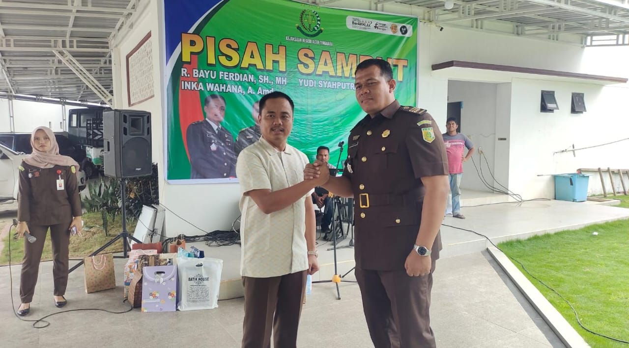 Kasi Pidsus Kejari  Aceh Tengga  Pindah Tugas Menjadi Kasi BB di Kejari Sigli