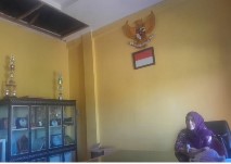 Warga Keluhkan Kondisi Kantor Camat Sawang Aceh Selatan Atap Bocor, Plafon Nyaris ambruk