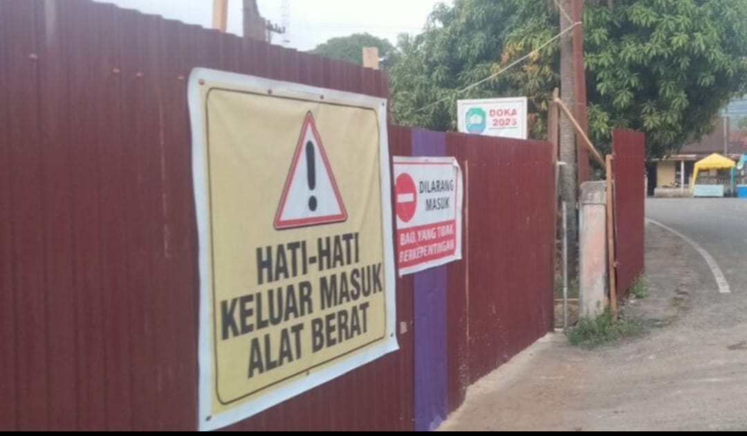 Plang Proyek Pembangunan MPP Abdya Tertutup, Akses Informasi Terkesan Dihalangi