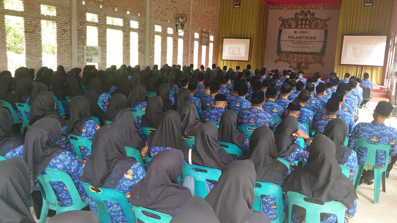 Kemenag RI Lantik 193 PPPK Abdya Melalui Daring