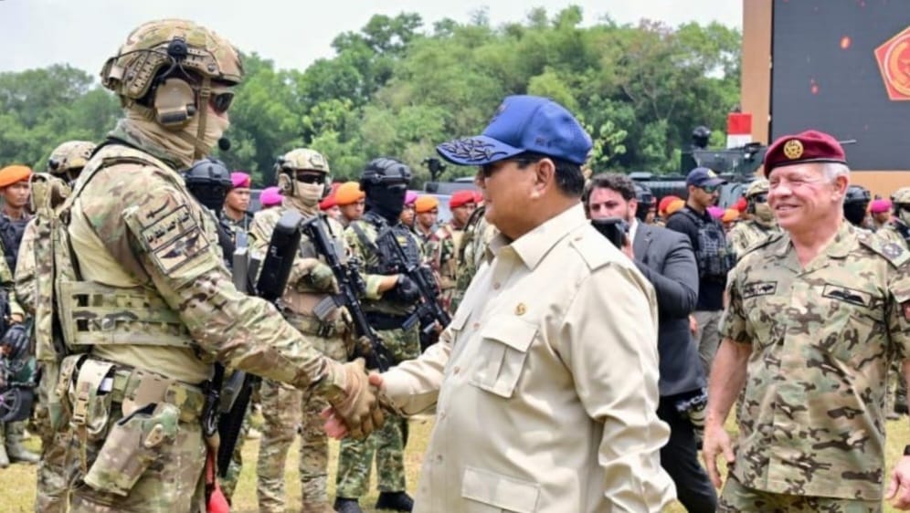 Prajurit TNI Bangga Tampil di Hadapan Presiden Prabowo dan Raja Abdullah Ibn Al Hussein