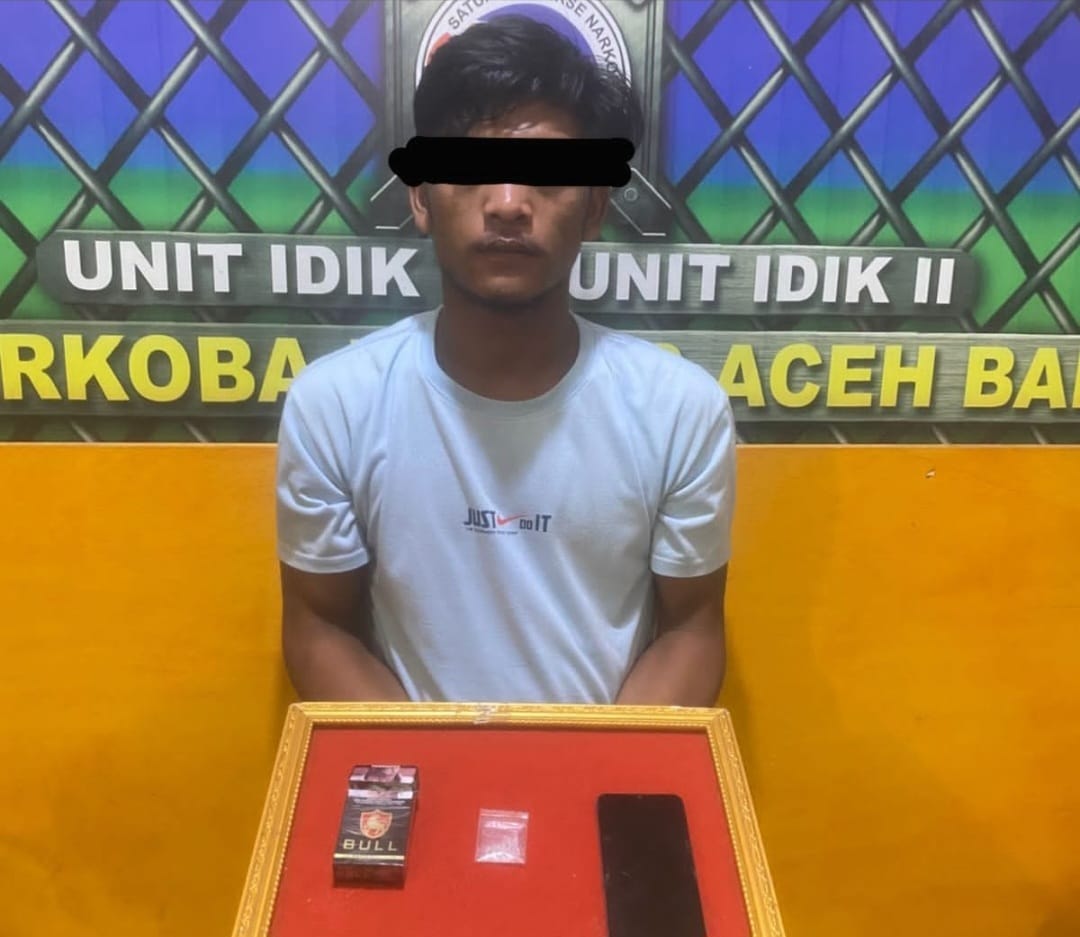 Pria Asal Nagan Raya Diringkus Satres Narkoba Abdya, Terlibat Sabu