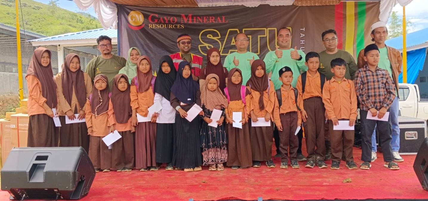 PT GMR Santuni Anak Yatim, Penghijauan Lingkungan dan Pembagian Alat Rumah Tangga di Gayo Lues