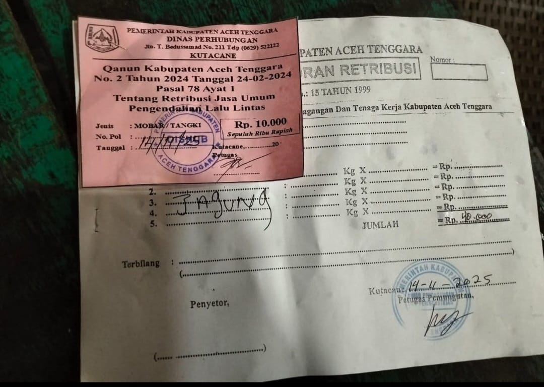 Para Sopir Keluhkan Uang Kutipan di Perbatasan Aceh Tenggara - Sumatera Utara