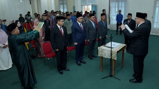 Rombak Kabinet Eselon II, Bupati Tagore Abubakar minta 4 Pejabat dilantik Amanah dan Bertanggungjawab