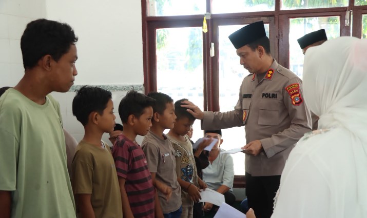 Polres Aceh Singkil Gelar Zikir bersama dan Santuni Anak Yatim, sambut Hari Bhayangkara ke-80
