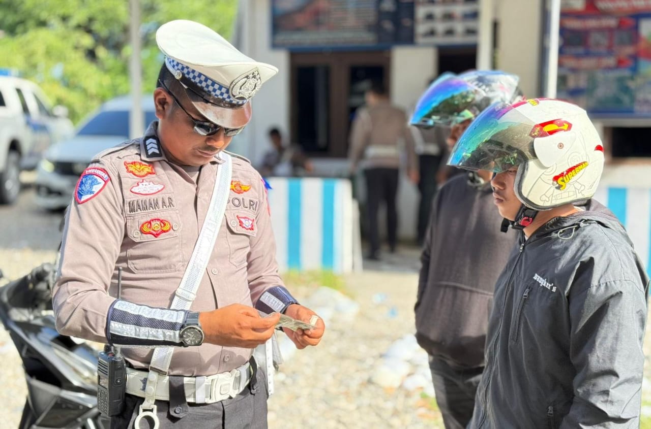 Operasi Patuh Seulawah 2025, Satlantas Polres Abdya Tilang Pelanggar Lalu Lintas