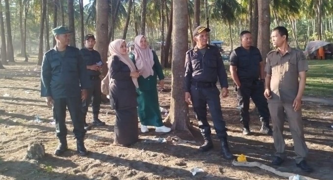 Kawal Pelanggaran Syariat Islam, Satpol PP-WH Nagan Raya Pantau sejumlah Objek Wisata