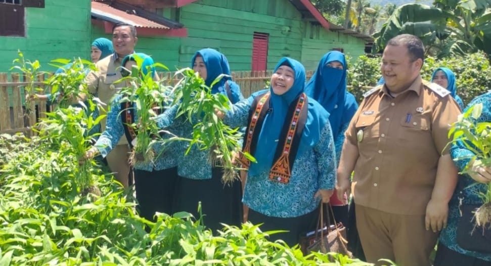 Tim PKK Aceh Tinjau Desa Gammawar Aceh Tenggara, Klaim Ini Merupakan Yang Terbai