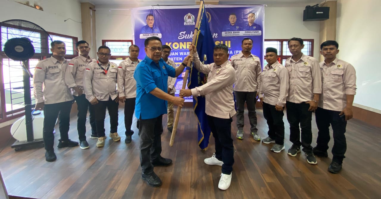 Sa’dul Bahri Wartawan Serambi Indonesia Kembali Nahkodai PWI Aceh Barat Periode 2025–2028