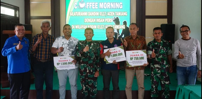 2 Anggota PWI Raih Juara Lomba Karya Jurnalistik TMMD Kodim 0117 Aceh Tamiang